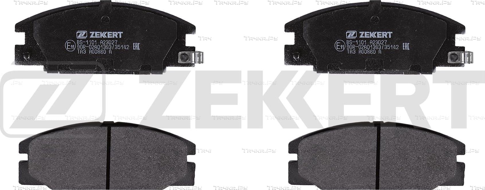 Тормозные колодки Zekkert передние для Isuzu Trooper I 1984-1991. Артикул BS-1101