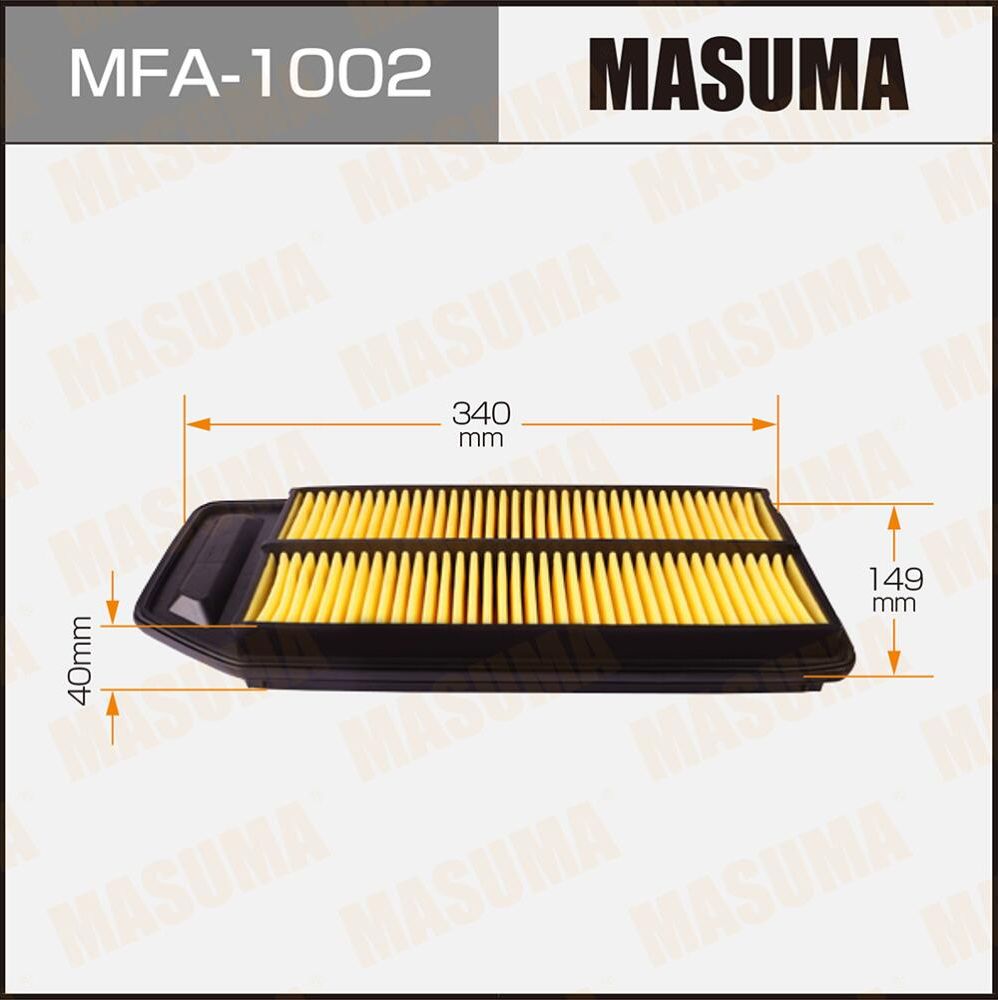 Воздушный фильтр Masuma. Артикул MFA-1002