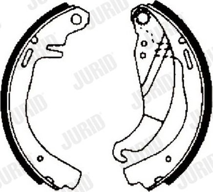Тормозные колодки Jurid. Артикул 361237J
