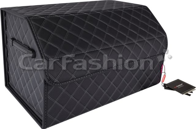 Органайзер CarFashion в багажник TRACK Черный/Темно-серый. Артикул 45053