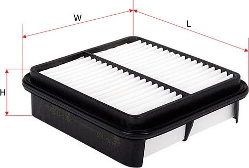 Воздушный фильтр Sakura. Артикул A-1165