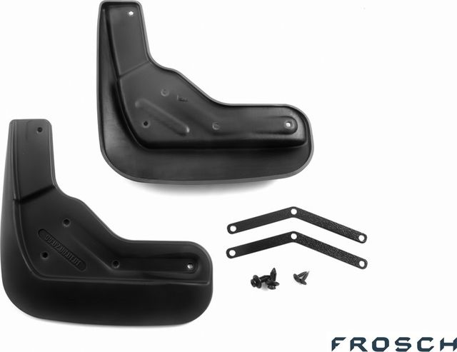 Брызговики Frosch (в коробке) передняя пара для Haval H6 (без порогов) 2014-2020. Артикул FROSCH.99.02.F13