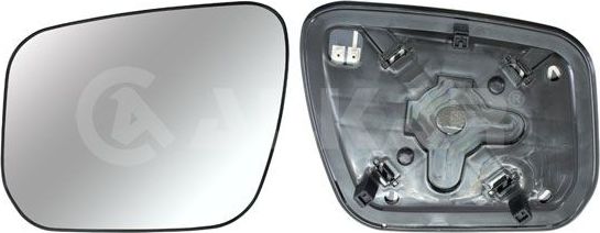 Зеркальное стекло бокового зеркала Alkar левое для Suzuki Grand Vitara III 2010-2015. Артикул 6431980