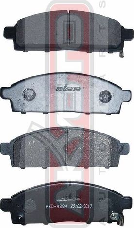 Тормозные колодки Akyoto Packing AKYOTO. Артикул AKD-A284