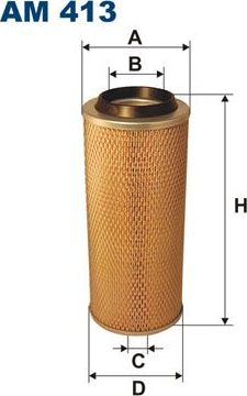 Воздушный фильтр Filtron. Артикул AM 413