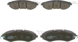 Тормозные колодки Bosch (Low-Metallic) передние для Daewoo Rezzo 2000-2005. Артикул 0 986 494 343