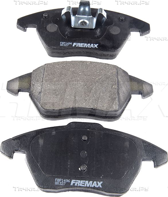 Тормозные колодки Fremax передние для Volvo V60 I 2010-2018. Артикул FBP-1496