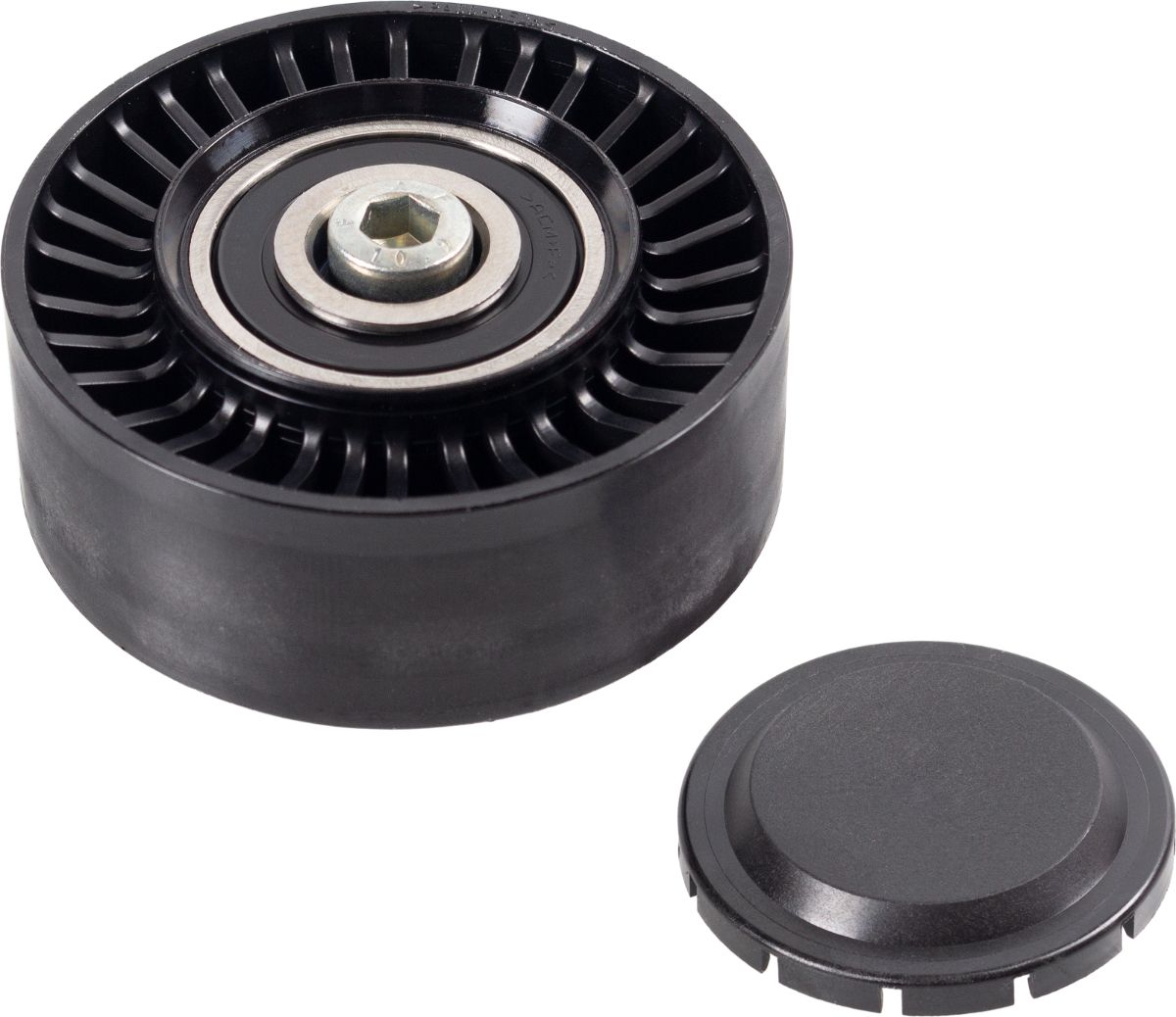 Направляющий (ведущий) ролик приводного поликлинового ремня SWAG (полимерный материал). Артикул 20 93 1236