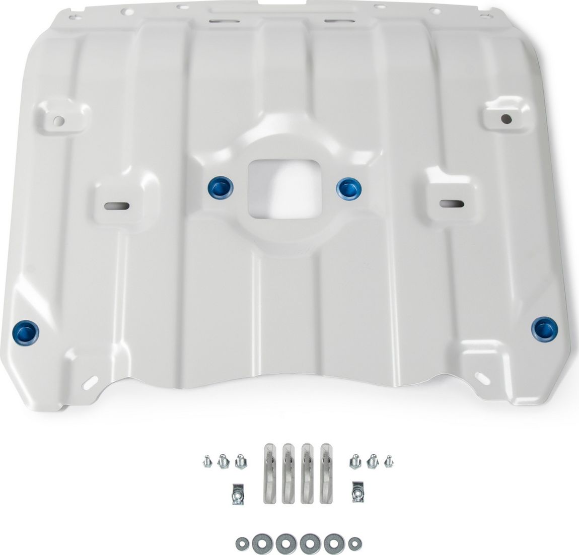 Защита алюминиевая Rival для радиатора и картера BMW X6 III G06 2019-2026. Артикул 333.0533.1