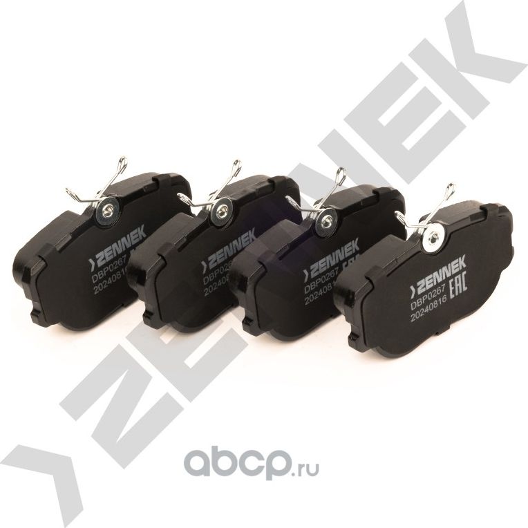 Колодки тормозные дисковые передние MERCEDES 190 W201 82-93 (Zennek). Артикул DBP0267