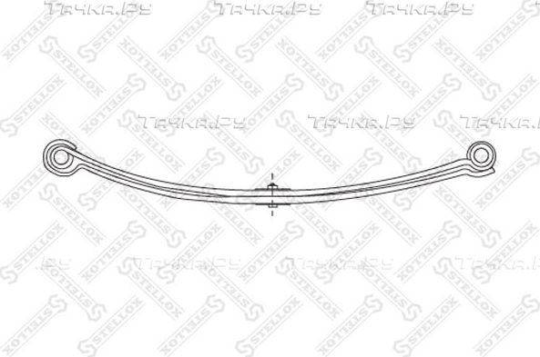 Рессора Stellox задняя для Volkswagen LT II 1996-2006. Артикул 12-00074-SX