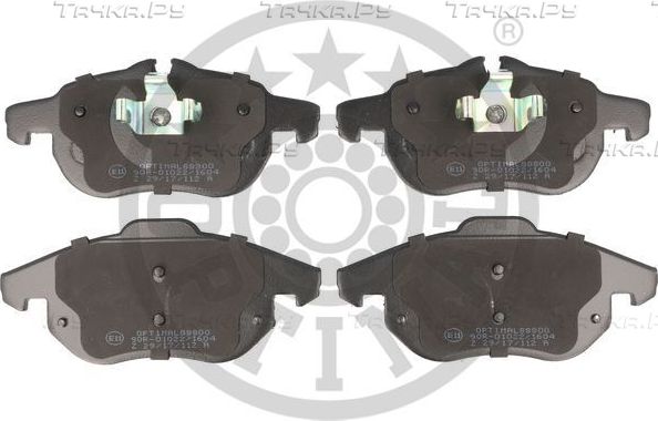 Тормозные колодки Optimal передние для Opel Zafira B 2006-2010. Артикул 88800