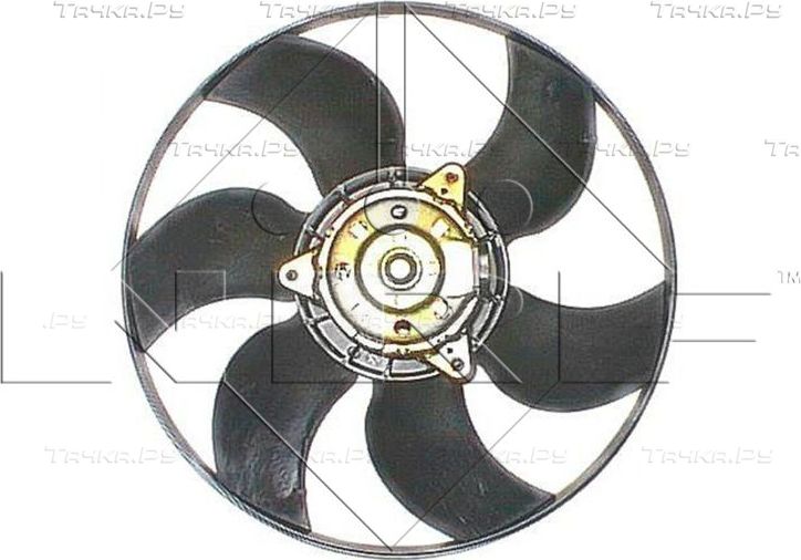 Вентилятор радиатора двигателя NRF для Renault Megane I 1996-2003. Артикул 47369
