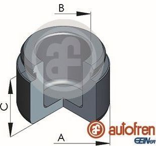 Поршень тормозного суппорта Autofren Seinsa (алюминий) передний для Alfa Romeo 156 I 2002-2006. Артикул D025683
