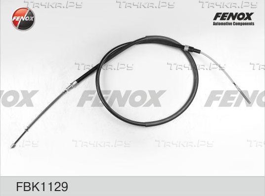 Трос ручника (тросик ручного тормоза) Fenox. Артикул FBK1129