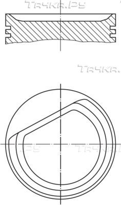 Поршень Mahle. Артикул 001 26 01