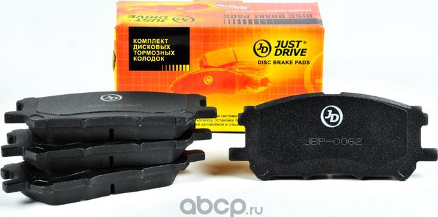 Колодки тормозные, передние D2249 (Just Drive) Just Drive. Артикул JBP0062
