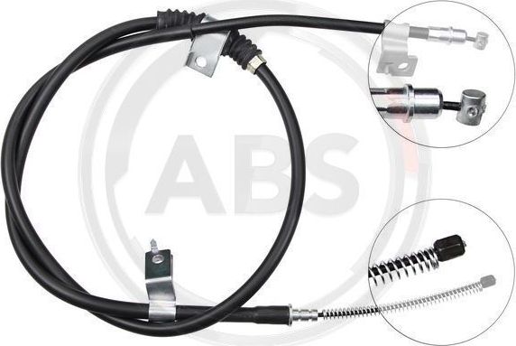 Трос ручника (тросик ручного тормоза) ABS. Артикул K17297