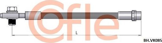 Тормозной шланг Cofle задний для Volkswagen Passat B5 1996-1998. Артикул 92.BH.VK085