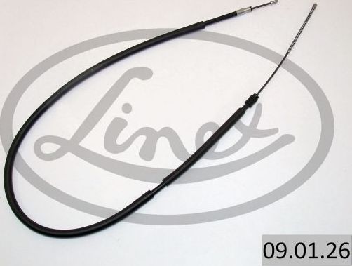 Трос ручника (тросик ручного тормоза) Linex передний правый для Citroen Xsara 1997-2005. Артикул 09.01.26