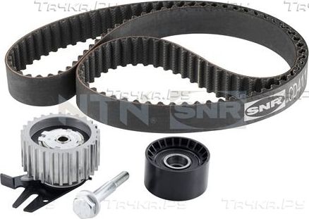 Ремень ГРМ с роликами (комплект) NTN / SNR для Fiat Sedici 2006-2009. Артикул KD458.56