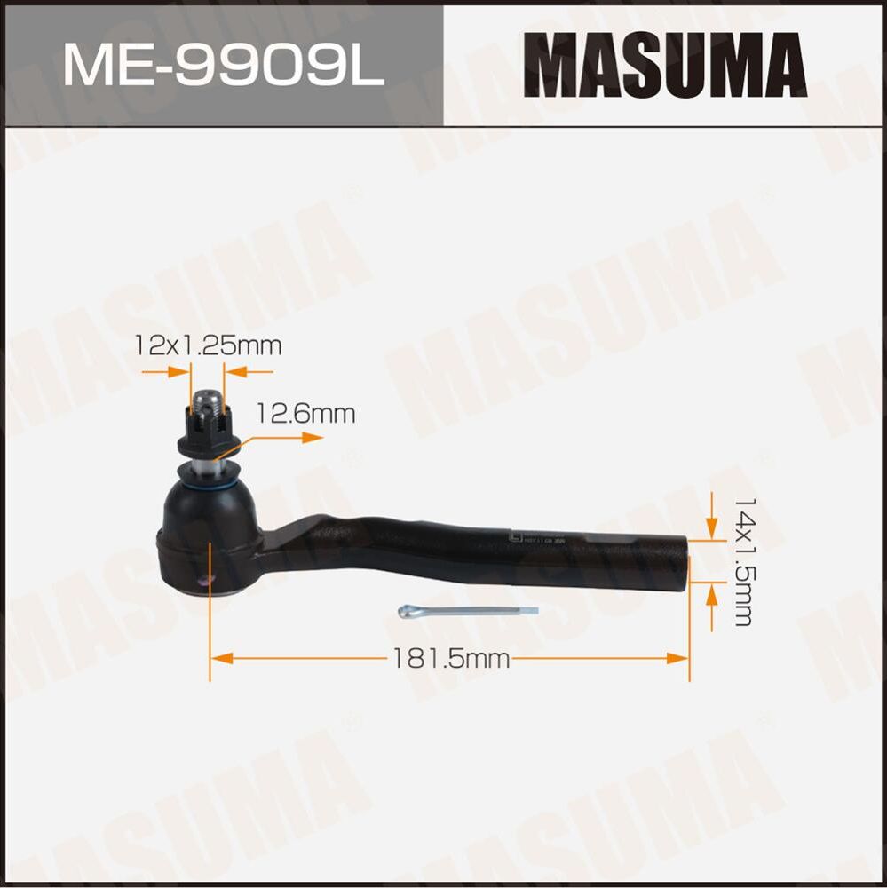 Наконечник рулевой тяги MASUMA MAZDA MAZDA 2 14- LH Masuma. Артикул ME9909L