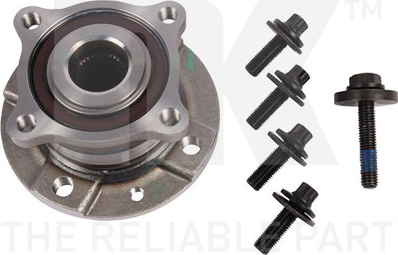 Ступичный подшипник (комплект) NK задний для Smart Forfour II ((W453) 2014-2026. Артикул 763955