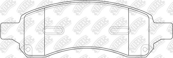 Тормозные колодки NiBK. Артикул PN0517