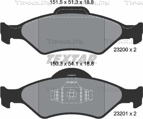 Датчик износа тормозных колодок  Textar. Артикул 98059500