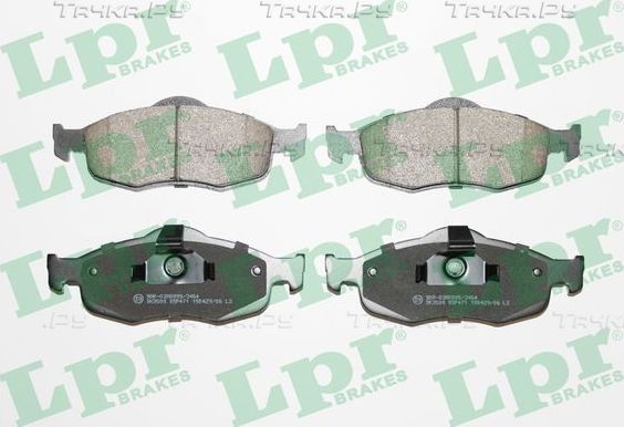 Тормозные колодки LPR передние для Ford Cougar 1998-2001. Артикул 05P471