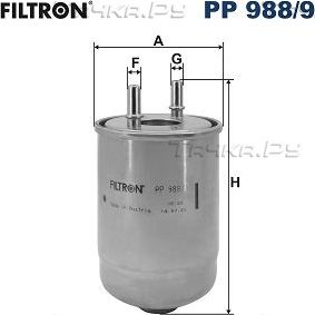 Топливный фильтр Filtron. Артикул PP 988/9