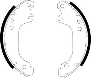 Тормозные колодки Mintex задние для Citroen Saxo 1996-2004. Артикул MFR176