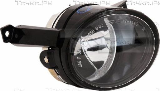 Фара противотуманная TYC правая для Volkswagen Tiguan I 2007-2011. Артикул 19-0443-01-2