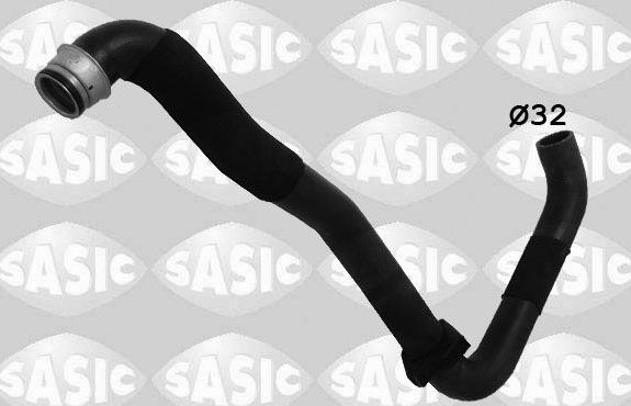 Патрубок радиатора (системы охлаждения) Sasic. Артикул 3400056