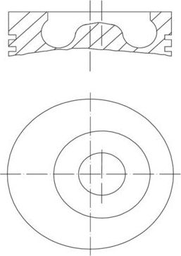 Поршень Mahle для Ford Transit Connect I 2006-2013. Артикул 016 02 01