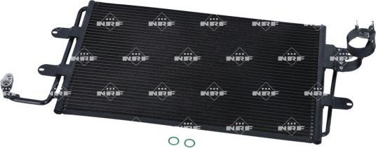 Радиатор кондиционера (конденсатор) NRF (алюминий). Артикул 35300