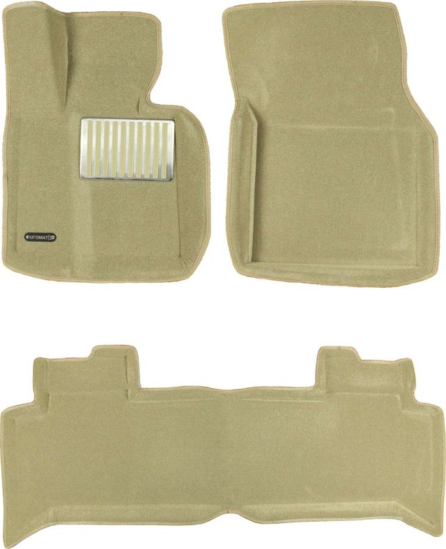 Коврики текстильные Euromat 3D Lux для салона Land Rover Range Rover III 2002-2012 БЕЖЕВЫЕ. Артикул EM3D-003105T
