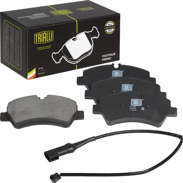 Тормозные колодки Trialli (Low-Metallic). Артикул PF 4392