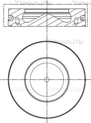 Поршень Mahle для BMW 1 I (E81/E82/E87/E88) 2006-2011. Артикул 081 PI 00113 002