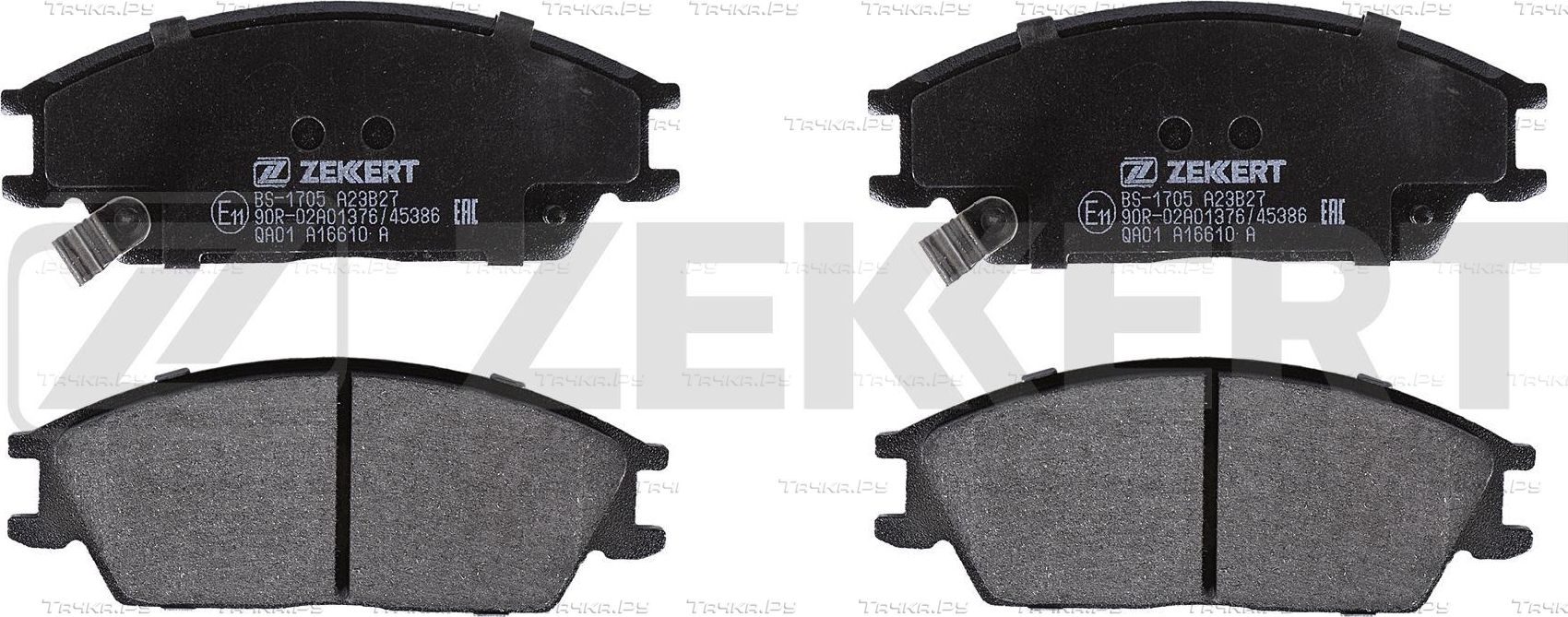 Тормозные колодки Zekkert передние для Hyundai Accent I 1994-2000. Артикул BS-1705