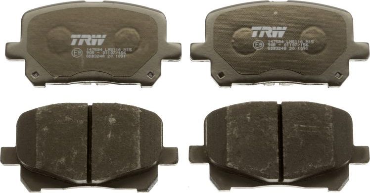 Тормозные колодки TRW COTEC. Артикул GDB3248