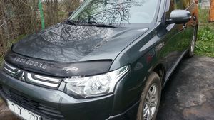 Дефлектор Vip-Tuning для капота Mitsubishi Outlander III 2012-2025. Артикул MSH25