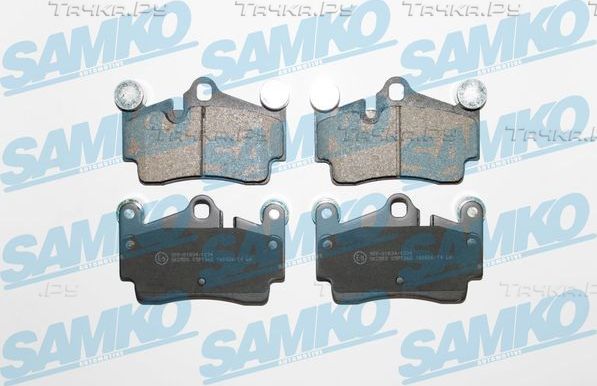 Тормозные колодки Samko задние для Volkswagen Touareg II 2010-2018. Артикул 5SP1362