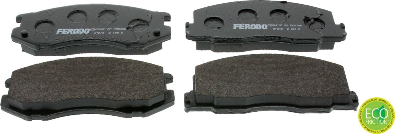 Тормозные колодки Ferodo Premier Eco Friction. Артикул FDB306