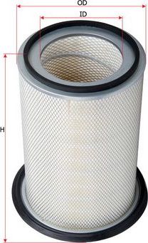 Воздушный фильтр Sakura. Артикул A-5614