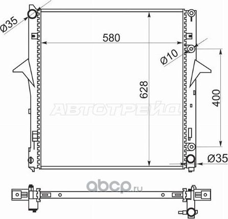 Радиатор KIA SORENTO 3.33.8 06-10 (SAT). Артикул KI00053