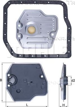 Фильтр АКПП Mahle для Toyota Solara XV30 2003-2008. Артикул HX 245D