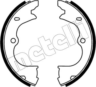 Тормозные колодки (стояночная тормозная система) Metelli. Артикул 53-0743