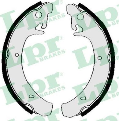 Тормозные колодки LPR задние для Москвич 2141 1989-2001. Артикул 04830