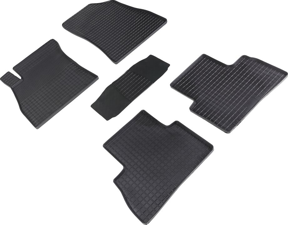 Коврики резиновые Seintex с узором сетка для салона Nissan Juke 2011-2014. Артикул 82784